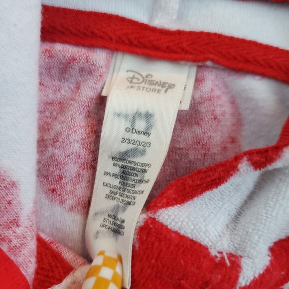 VTG Y2K Disney Snow White Apple Themed Terry Cloth Robe Dress Size 2T-3T - Picture 4 of 5